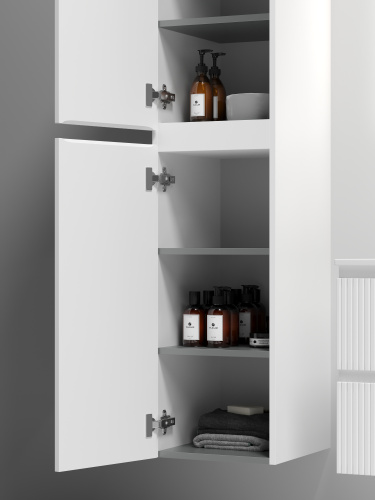 Шкаф-пенал Sancos SNOB T PSNT35W 35х35х165 подвесной цвет белый - фото 3